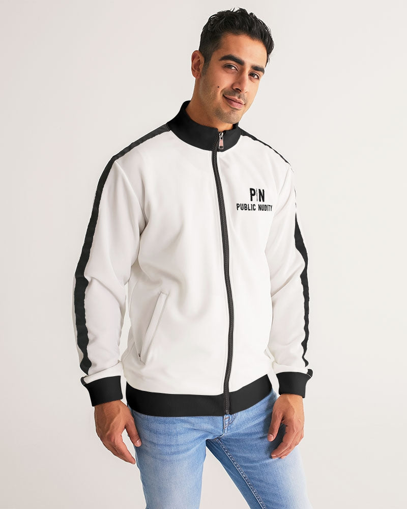 One Stripe Men's Stripe-Sleeve Track Jacket