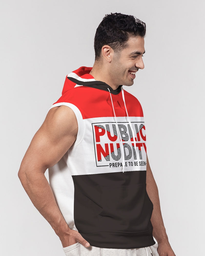 Prepare to Be Seen Men's Premium Heavyweight Sleeveless Hoodie