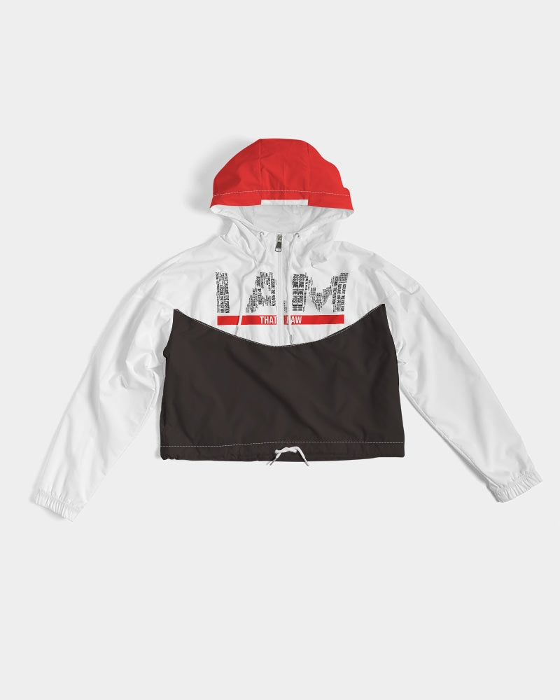 I Am- That's Law Women's Cropped Windbreaker