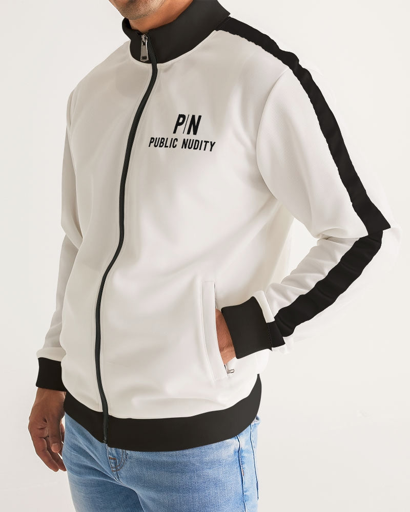 One Stripe Men's Stripe-Sleeve Track Jacket