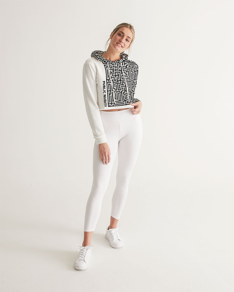 THE LIFE MAZE Women's Cropped Hoodie