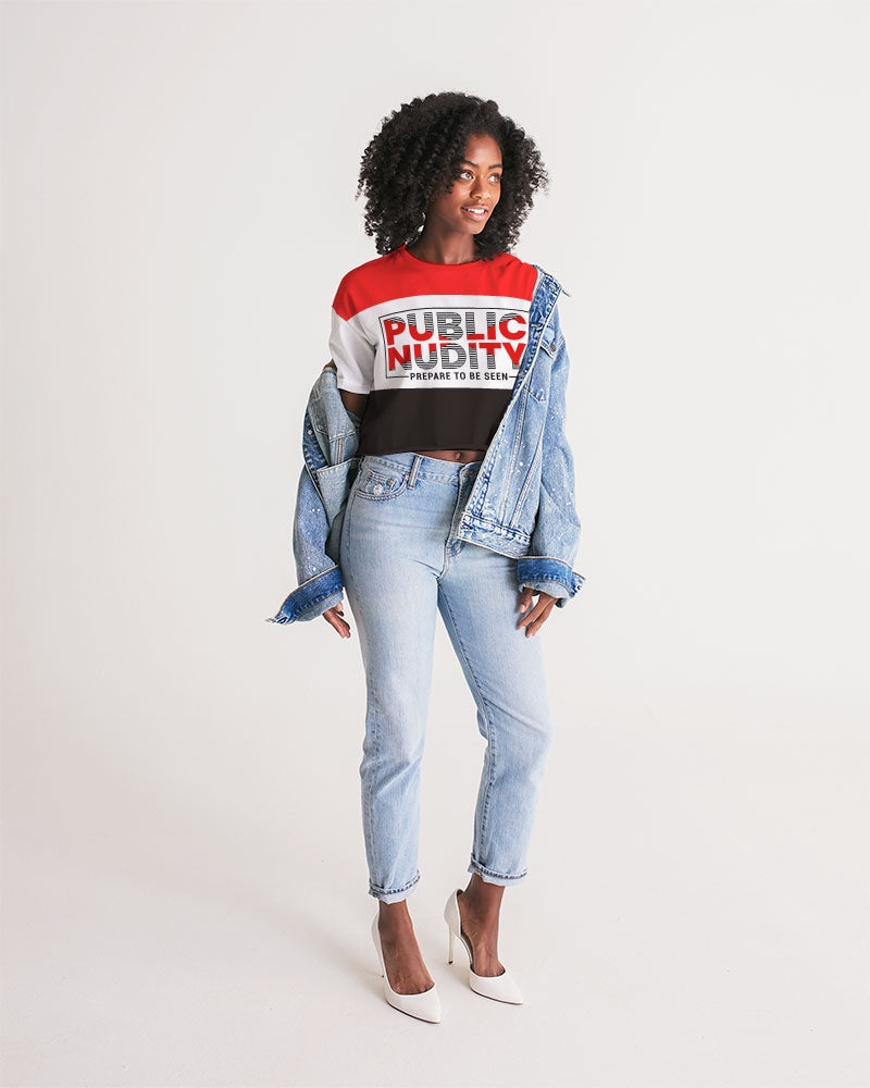 Prepare to Be Seen Women's Lounge Cropped Tee