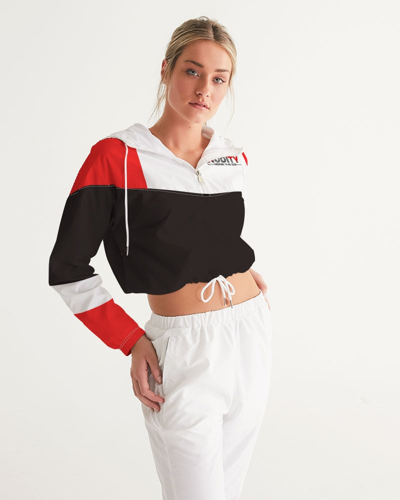 Prepare to Be Seen Women's Cropped Windbreaker