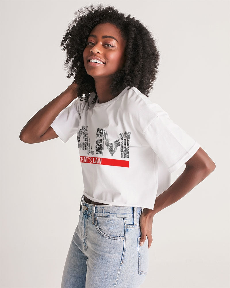 I Am- That's Law Women's Lounge Cropped Tee