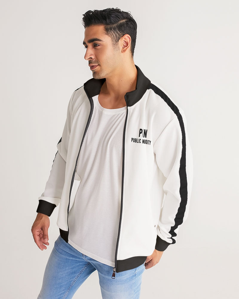 One Stripe Men's Stripe-Sleeve Track Jacket