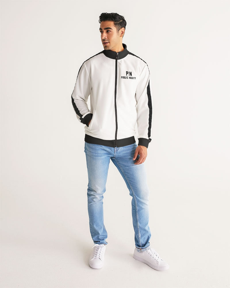 One Stripe Men's Stripe-Sleeve Track Jacket