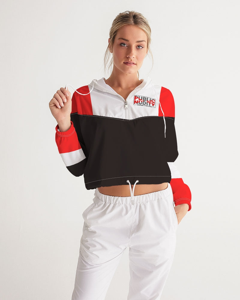 Prepare to Be Seen Women's Cropped Windbreaker