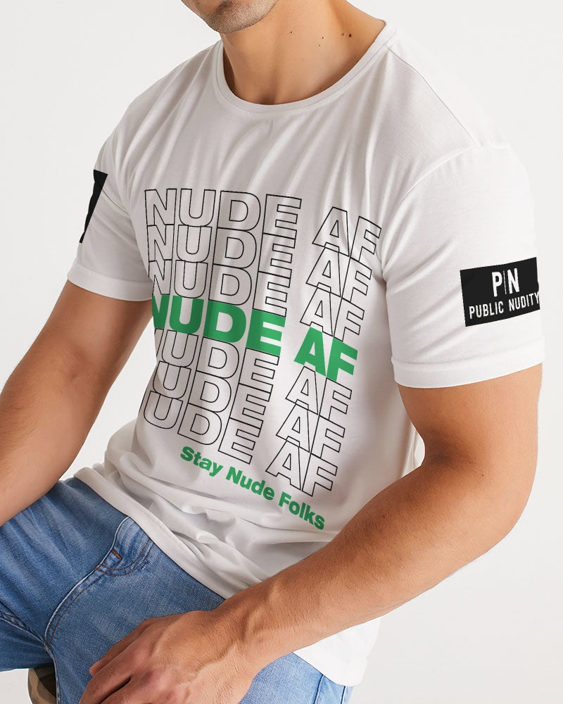 NudeAF Green - Black Design Men's Tee