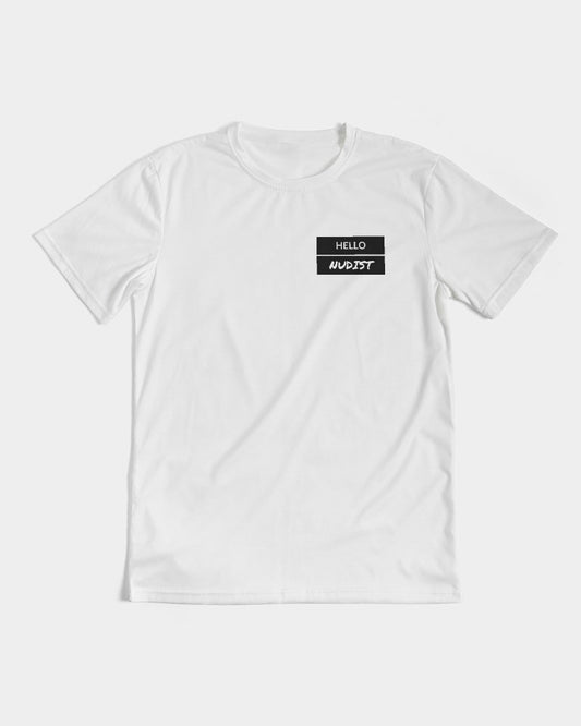 HELLO NUDIST  Men's Tee