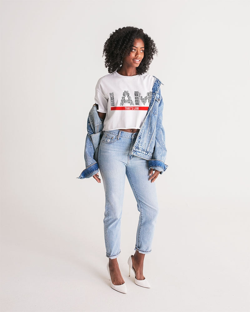 I Am- That's Law Women's Lounge Cropped Tee