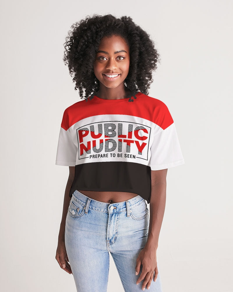 Prepare to Be Seen Women's Lounge Cropped Tee