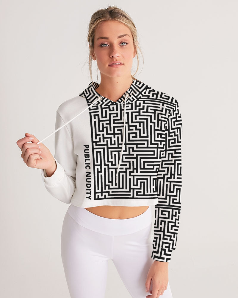 THE LIFE MAZE Women's Cropped Hoodie