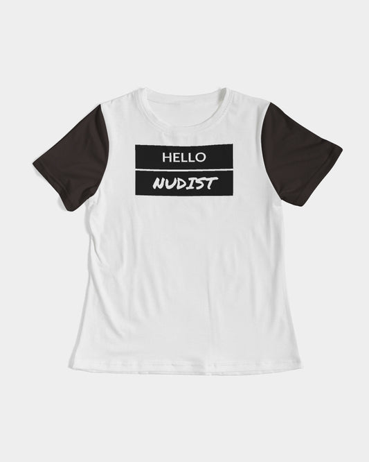 HELLO NUDIST Women's Tee