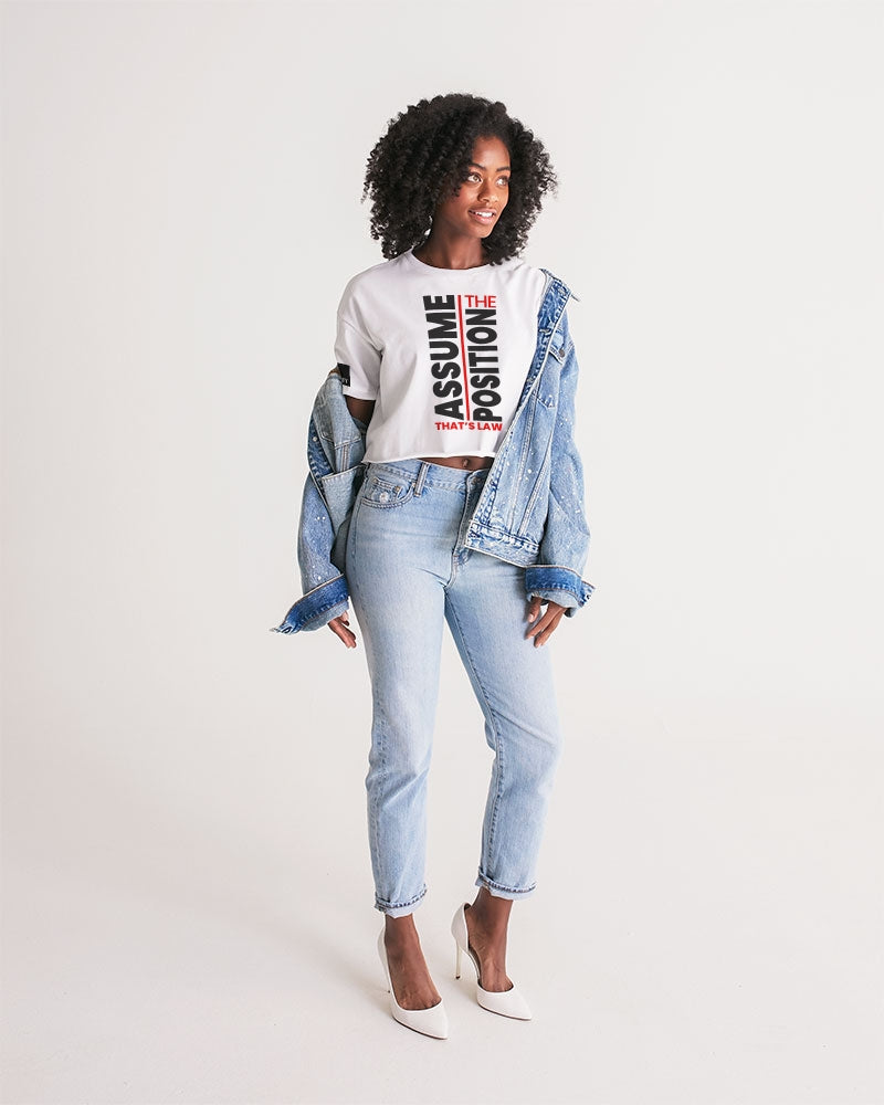 Assume the Position Women's Lounge Cropped Tee