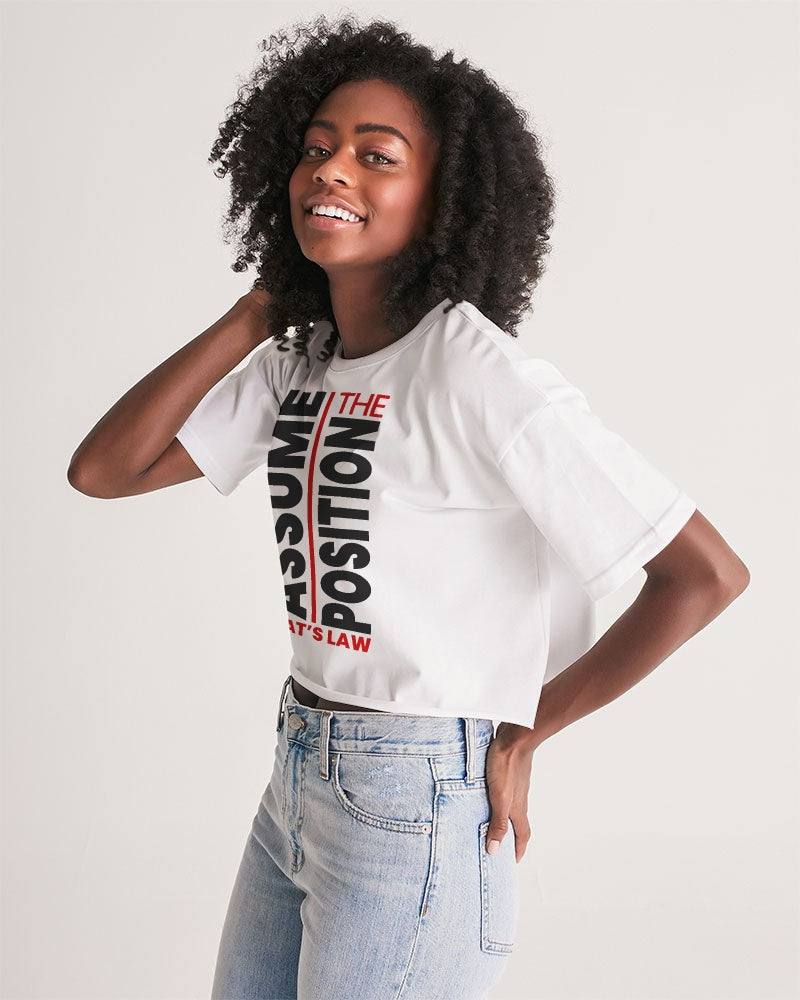 Assume the Position Women's Lounge Cropped Tee