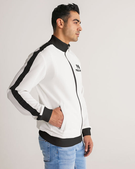 One Stripe Men's Stripe-Sleeve Track Jacket