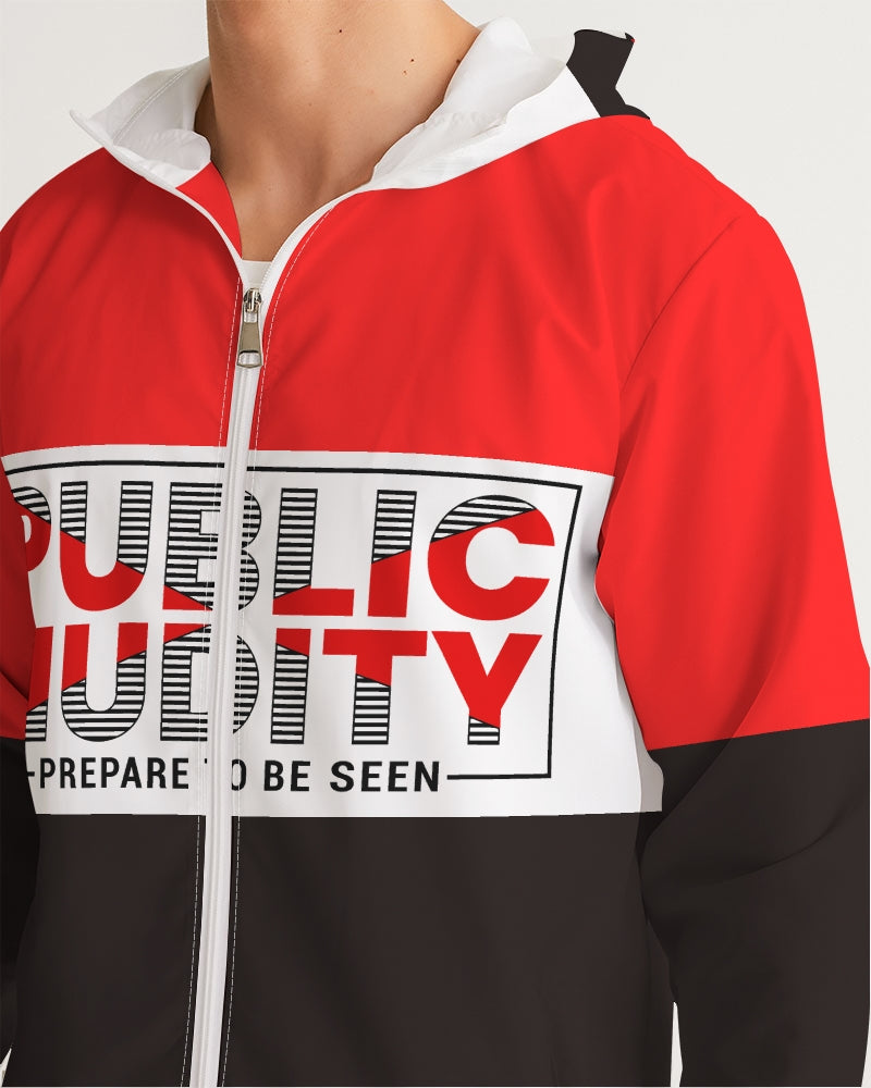 Prepare to Be Seen Men's Windbreaker